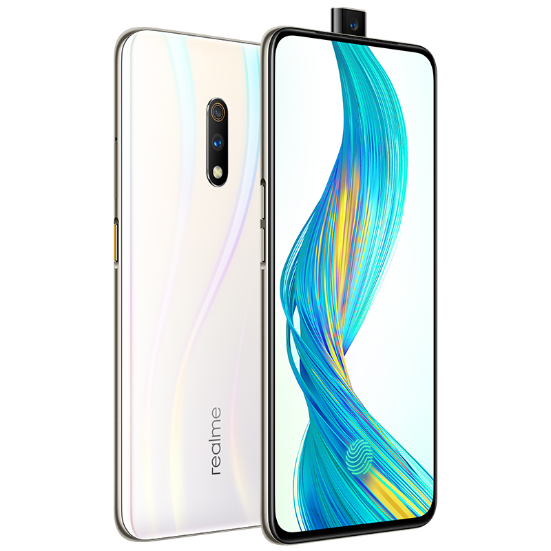 realme X 4800万像素 升降全面屏 VOOC 闪充 3.0 6GB+64GB蒸汽白 全网通双卡双待 正品智能手机