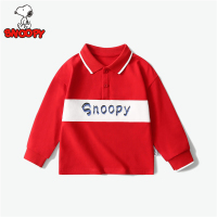 史努比SNOOPY童装儿童T恤春秋新款男童长袖上衣男宝宝POLO衫