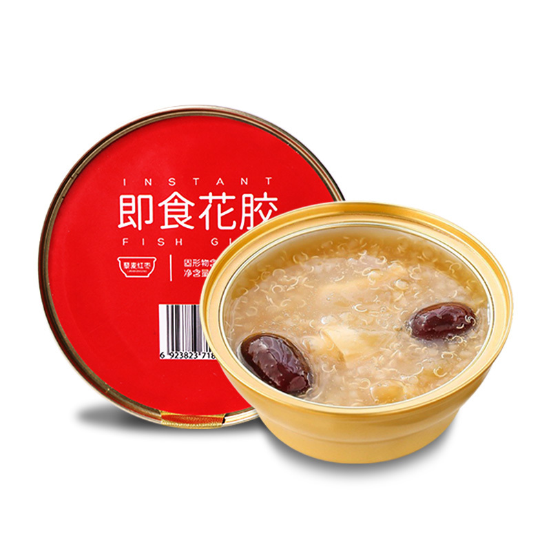 靠山庄即食花胶296g[藜麦红枣+桂圆枸杞]即食花胶鱼胶营养代餐滋补品鲜炖花胶胶原蛋白零食代餐