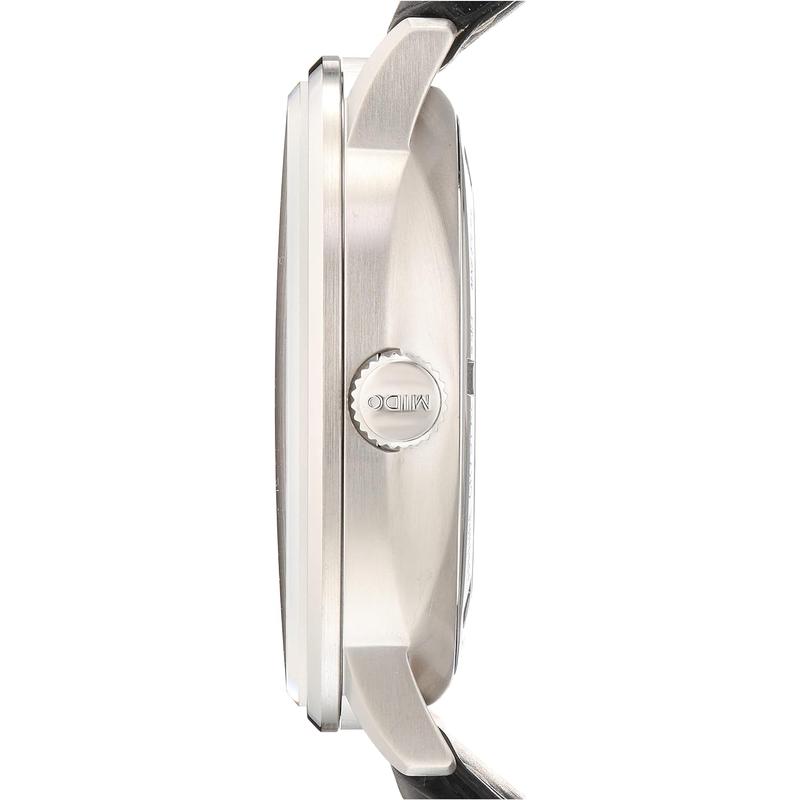 Mido瑞士手表 天文认证指挥官系列商务休闲自动机械男表 银盘皮带高清大图