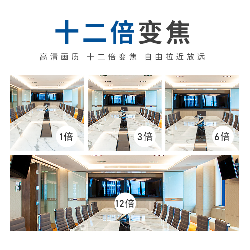 润普Runpu RP-HUW950A-12高清视频会议摄像头1080P直播推流/教育录播(12倍HDMI+USB+网口)高清大图