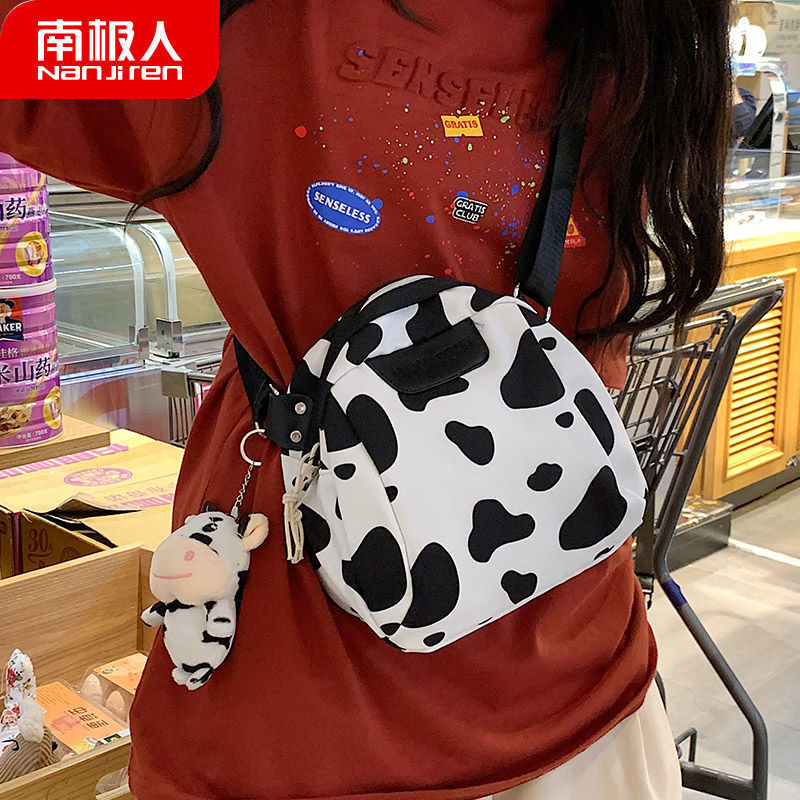 帆布包女夏季包包贝壳包网红胸包女包日系单肩包斜挎包高清大图