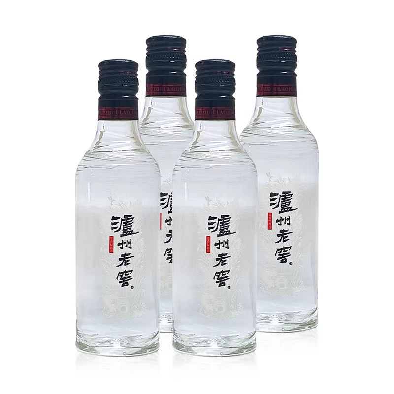 泸州老窖 黑盖二曲 42度125ml*4瓶 浓香型白酒高清大图