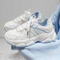枫述秋季款鞋子日系小白鞋网红炸街奶蓝色老爹鞋女潮ins酷休闲鞋