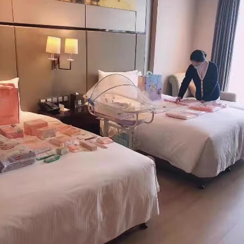 八乐梦正品Parababy婴儿床CB-107豪华月子会所中心防溢奶可移动床高清大图