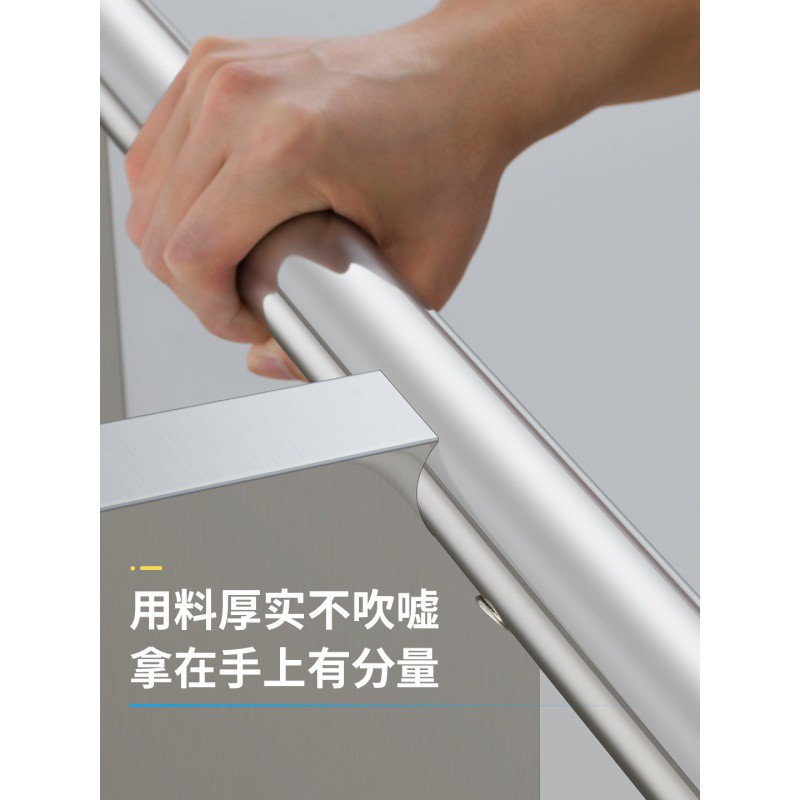 不锈钢厨房置物架落地多层收纳架微波炉架子家用阳台储物架货架柜收纳层架 三维工匠高清大图