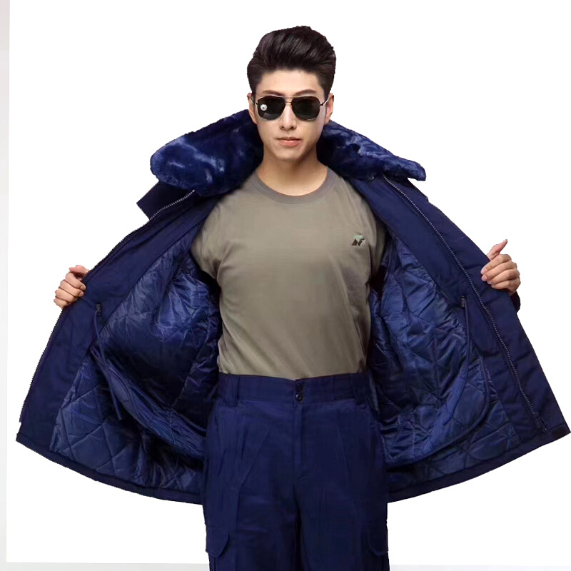 兵行者19火焰作训大衣防寒服消19防员作训大衣火焰蓝