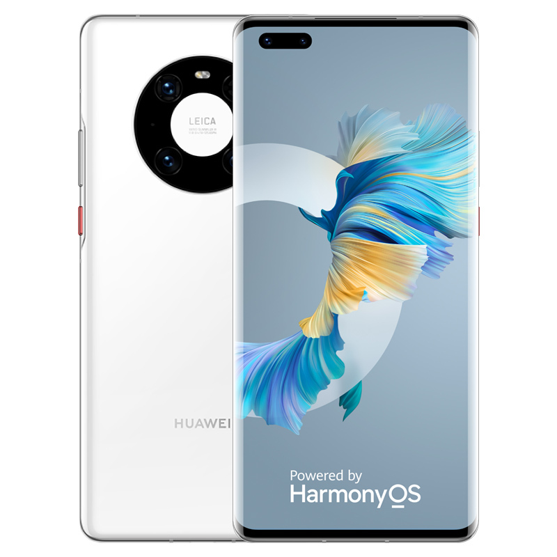 华为/HUAWEI Mate40 Pro 8GB+256GB 釉白色 搭载HarmonyOS 麒麟9000旗舰芯片 超感知徕卡电影影像 有线无线双超级快充 4G全网通手机