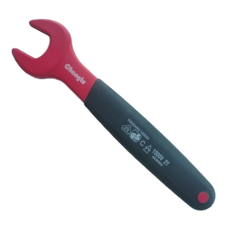 长鹿VDE绝缘开口扳手 12mm 把高清大图