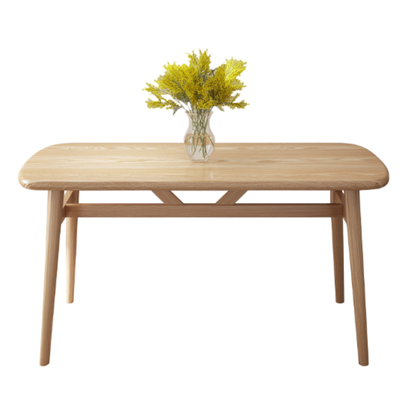 欧式餐桌椅组合简约小户型4人6人经济型长方形桌子0612米