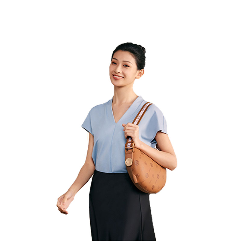 SKG腰部按摩仪 豪华款 棕色高清大图