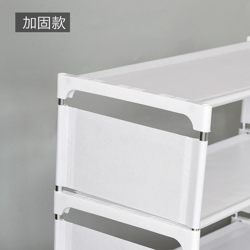 简易口鞋架 学生宿舍床底防尘多层收纳鞋柜 家用省空间收纳架子收纳柜 三维工匠高清大图