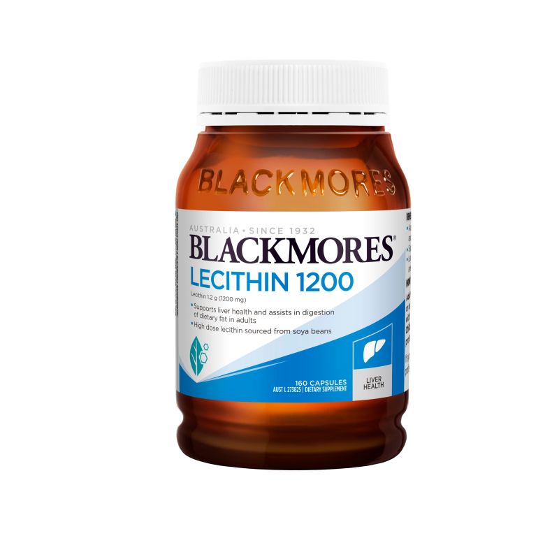 Blackmores澳佳宝大豆卵磷脂软胶囊1200mg160粒膳食营养补充剂