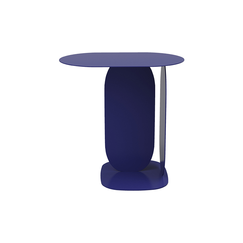 森美人 北欧现代简约小户型沙发角几卧室床头桌客厅迷你小茶几 蓝色