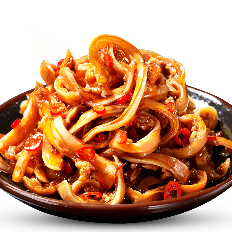 [第二件减2元]比比赞猪脆脆骨[香辣味]100g软骨下酒菜熟零食解馋小吃网红休闲卤味即食品