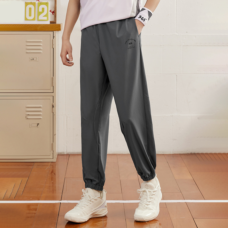 361°运动长裤男新款宽松透气运动裤梭织速干裤冰丝休闲裤长裤男高清大图