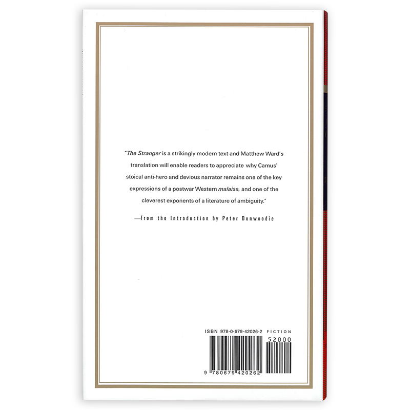 [正版]局外人 英文原版 The Stranger 加缪 Albert Camus 诺贝尔文学奖得主代表作 经典文学名高清大图