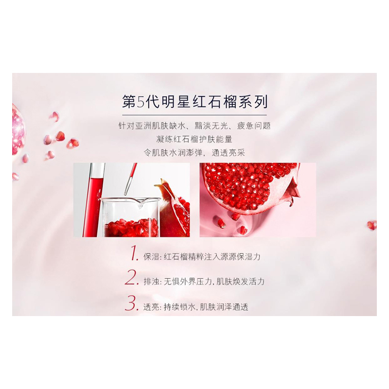雅诗兰黛Estee Lauder鲜活亮采红石榴 二合一洁面乳125ml