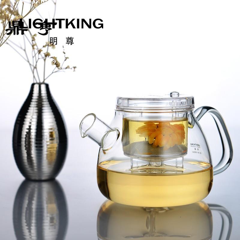 鼎亨 明尊 EC-06 飘逸杯耐热玻璃茶具家用冲茶器泡茶壶
