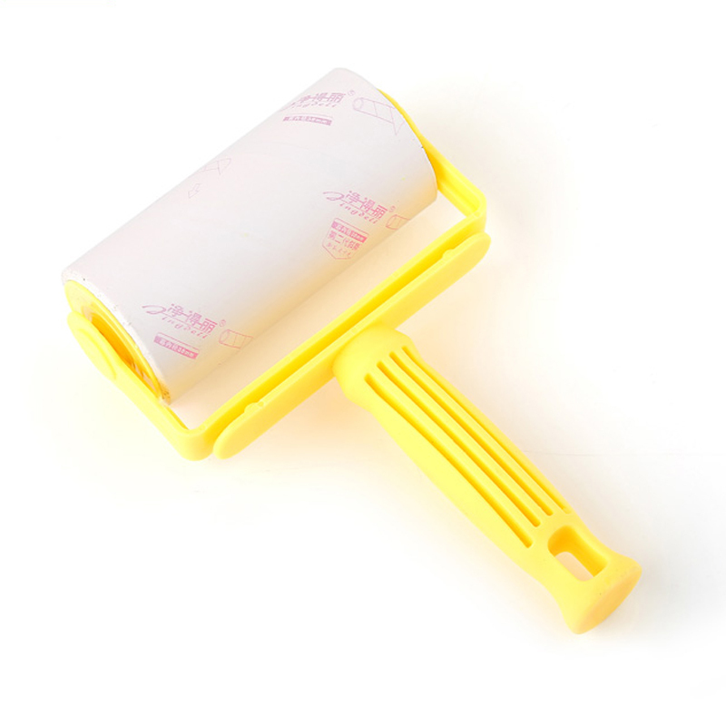 净得丽 家居粘尘纸手动吸尘器8220+通用替换纸芯*3卷-10CM组合套装