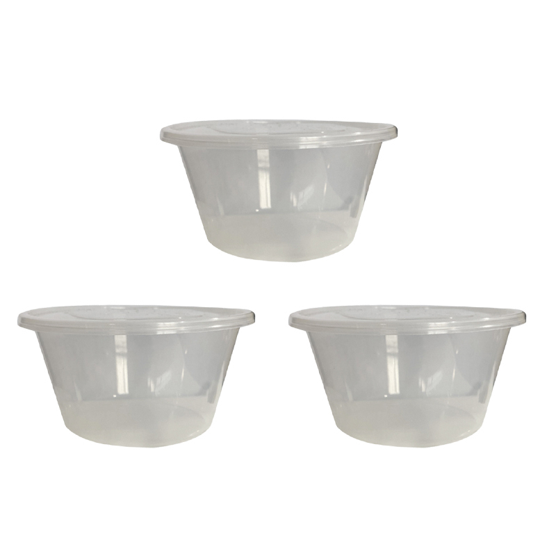 炯毅 一次性餐盒塑料快餐盒 带盖打包盒 一次性餐盒 1750圆 箱高清大图