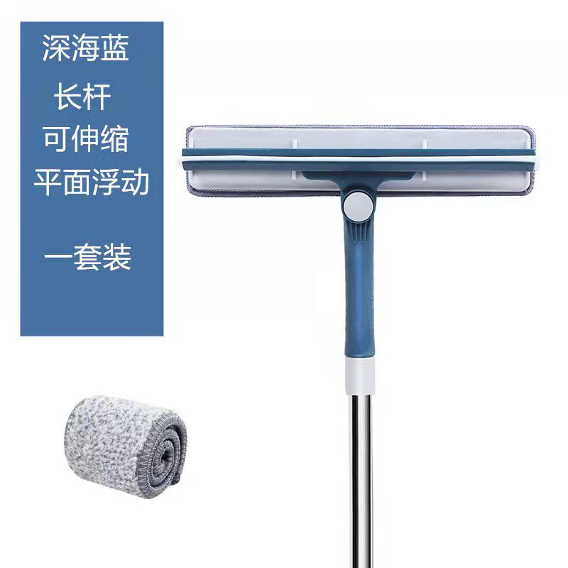[补贴10%]擦玻璃器家用可弯曲伸缩杆双面擦窗刷纱窗清洗窗户神器工具玻璃刮高清大图