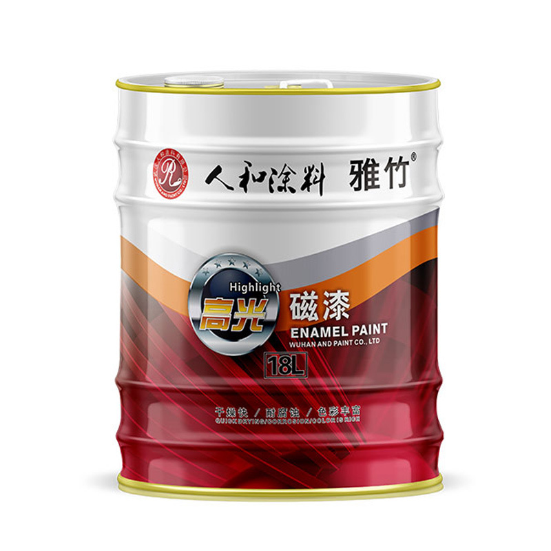雅竹 防锈漆油漆涂料金属漆 高光醇酸磁漆 15kg 中灰(单位:桶)