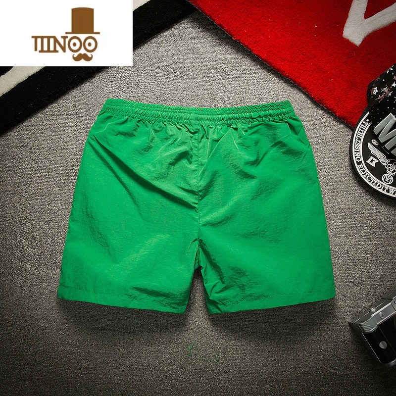 YANXU短裤男夏薄运动裤潮大码透气休闲工装中裤外穿宽松沙滩三分裤开叉休闲裤高清大图