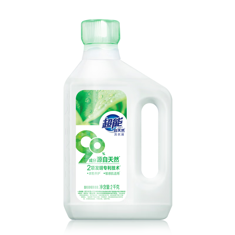 超能 自天然洗衣液 2kg高清大图