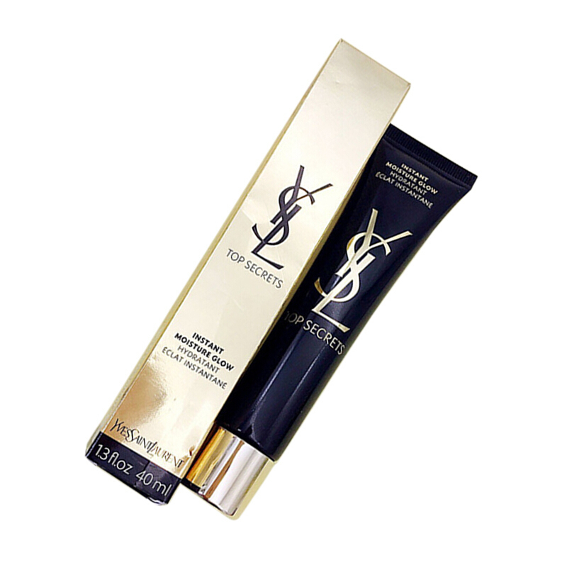 YSL 圣罗兰 名模肌密光灿水凝露 40ml 黑丝缎妆前乳 遮瑕保湿补水定妆 粉底液粉色系