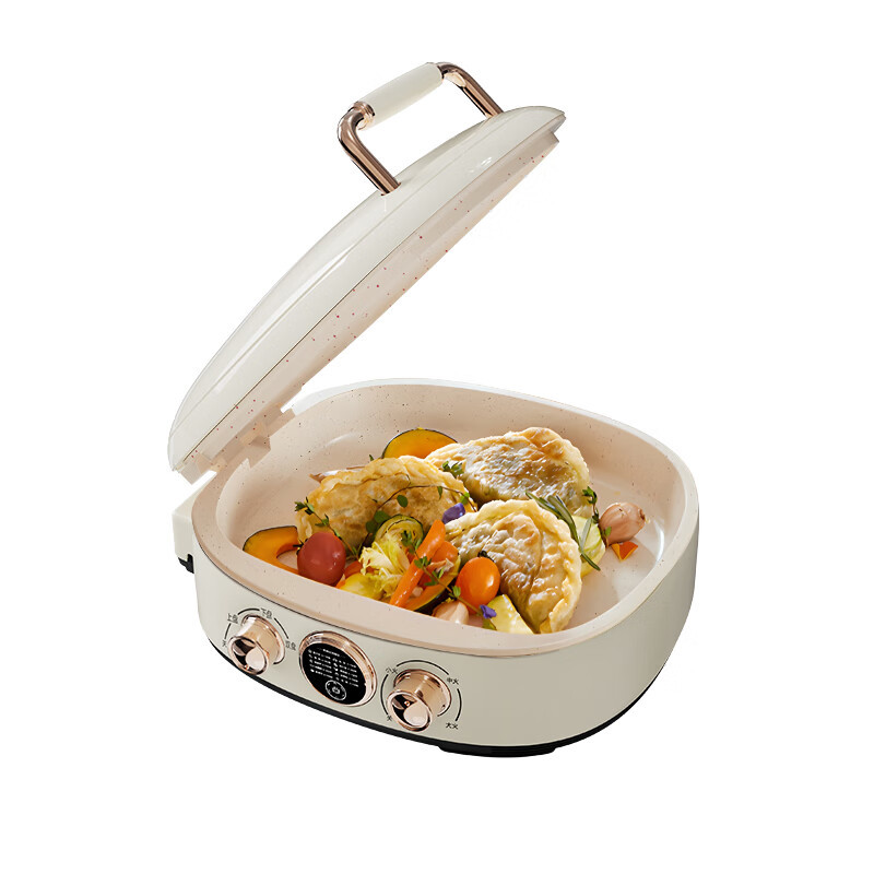 康宁/WORLD KITCHEN电饼铛(煎烤机) 双面加热煎烤机烙饼锅早餐机 WK-HDB1402/KZ!高清大图