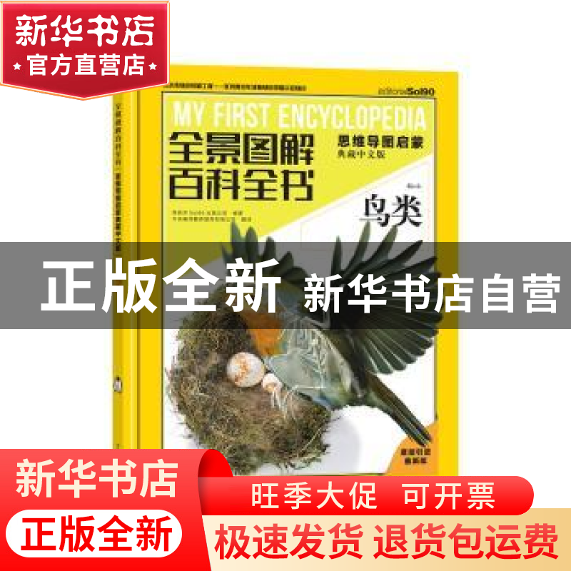 正版 全景图解百科全书.思维导图启蒙(典藏中文版)-鸟类 [西]Sol9高清大图