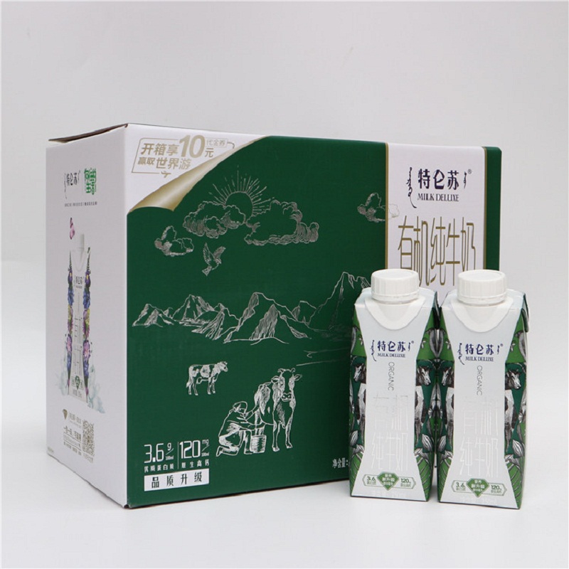 中粮 特仑苏有机纯牛奶250ml*10瓶/箱 单箱装