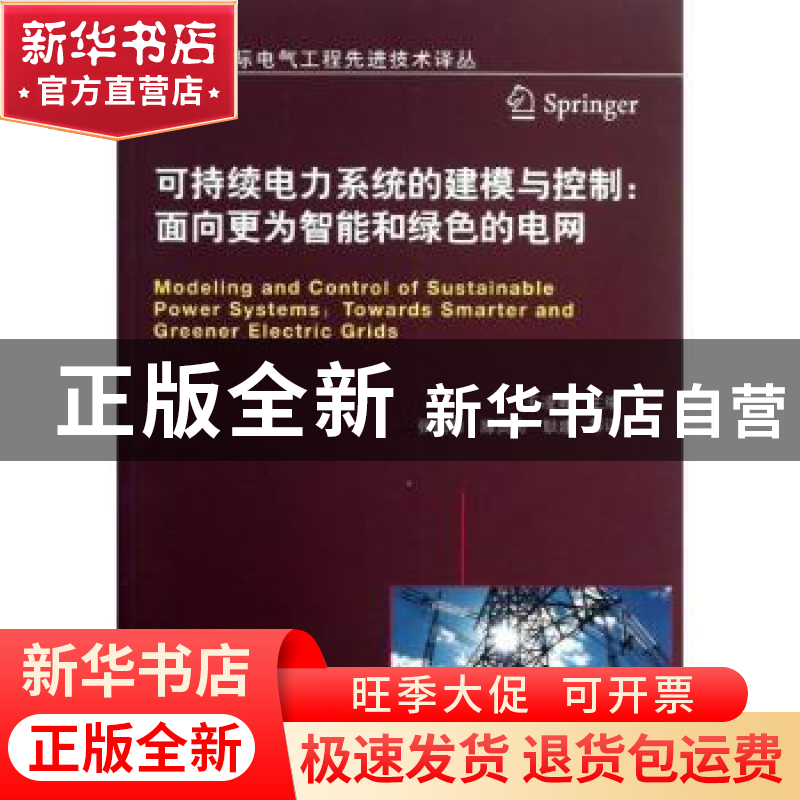 正版 可持续电力系统的建模与控制:面向更为智能和绿色的电网 王高清大图