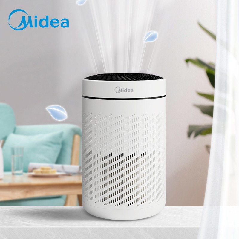 美的(Midea)空气净化器家用除烟大净化量过滤净离子除菌空气循环 KJ350G-A1