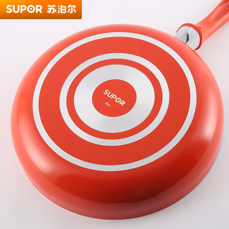苏泊尔(SUPOR)PJ24E1 火红点煎锅不粘锅平底锅·炫彩 明火专用高清大图