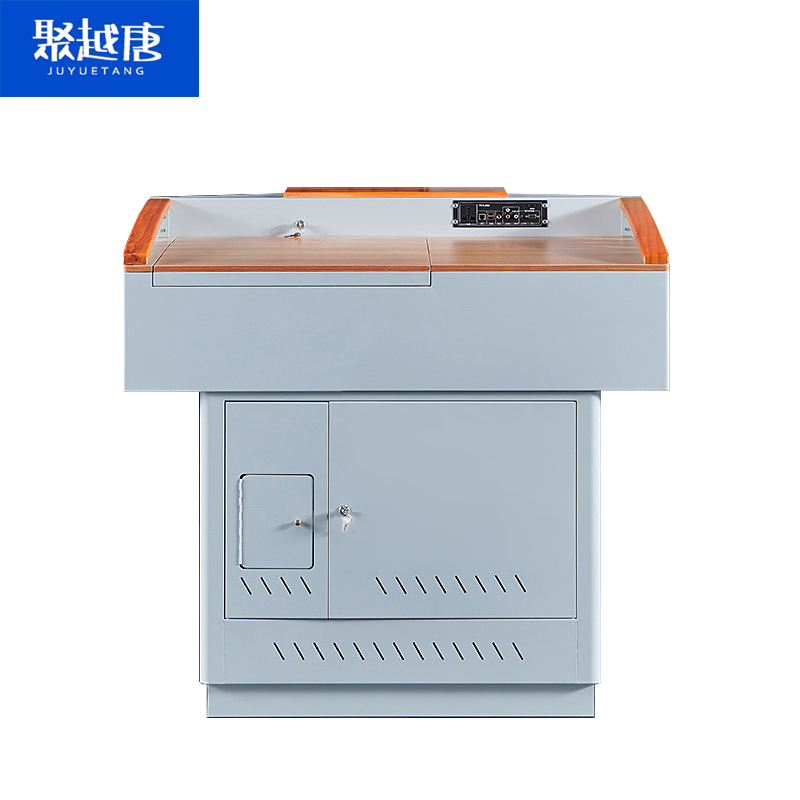 聚越唐JUYUETANG简约北欧办公桌大尺寸可伸缩多功能电脑桌带收纳抽屉办公室书桌高清大图