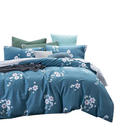 天琴床品四件套触感柔软亲肤吸湿透气防螨抗菌幽兰心语TQ-T119