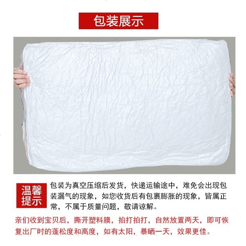 棉枕头枕芯成人一对装酒店羽丝绒学生枕头单人护颈枕