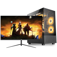 亚当贝尔 家用办公台式电脑主机 i7-6800K/32G内存/1TB固态/RX5700XT独显 商务娱乐游戏学生 电脑