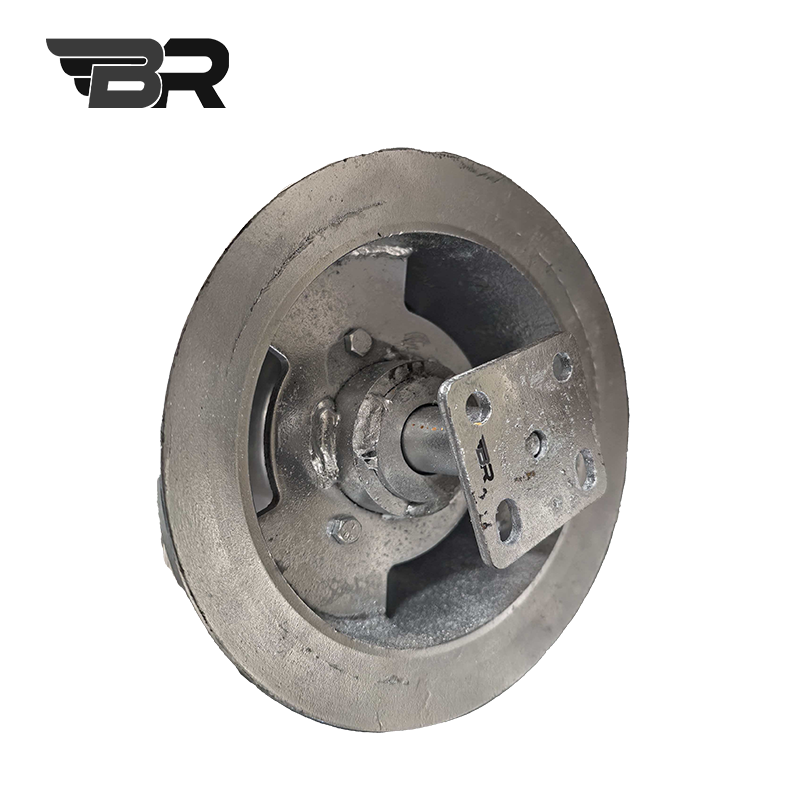 BR 车梯底座轮 215mm铁 个高清大图