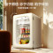 美的(Midea)116升家用客厅办公室冰吧冷藏冷冻双温柜茶叶饮料水果蔬菜红酒柜即食酒柜JC-116GMR(E)奶酪小方
