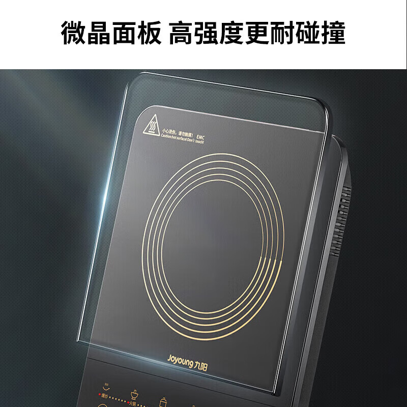 九阳电磁炉家用2200W大功率电磁灶十档防水煎炒菜一体小型定时火锅炉 C22S-N2130-C1[双锅款]高清大图