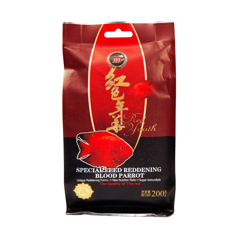 血鹦鹉鱼饲料不浑水增色增红地图热带鱼专用高蛋白通用型鱼食正品高清大图