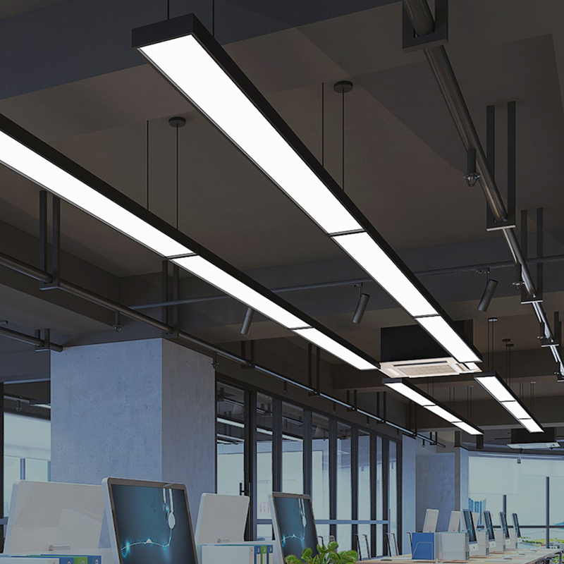长虹照明办公室吊灯led长条灯商场店铺超市写字楼学校办公吸吊两用