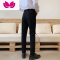 七斓上班黑色长裤男裤子韩版修身休闲裤百搭潮流西装裤垂感小西裤港风