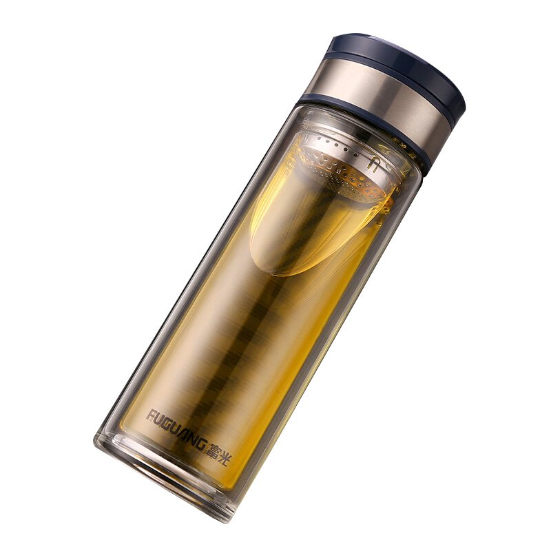 富光(FGA)尚宇大提环双层玻璃杯G1707-SH-400(起订量20)