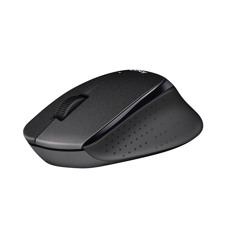 罗技（Logitech）B330 企业版静音无线鼠标办公电脑商用人体工程学超长续航 黑-B2B