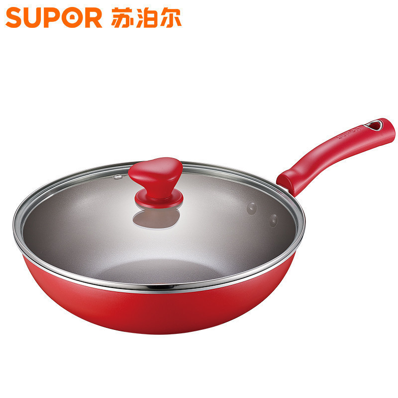苏泊尔(SUPOR)套装锅三件套不粘锅炒锅煎锅炒锅奶锅汤锅泡面锅平底锅套装家用锅套装组合厨具锅具TP1799E