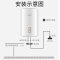 USATON/阿诗丹顿储水式电热水器3000W大功率智能定时预约40升立式双胆热水器KB184-N40D30
